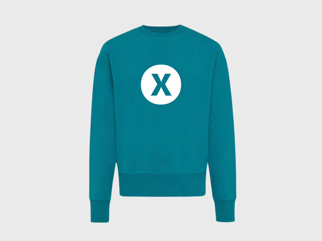 AWARE™ printed crewneck