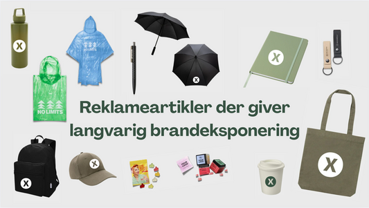 Hvilke reklameartikler giver mest langvarig brandeksponering?