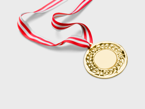 Medal with logo or print