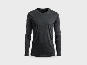 Langærmet t-shirt med print