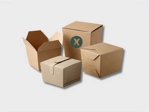 Packaging with logo or print