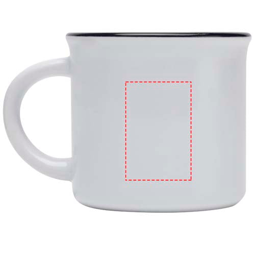 Bari 240 ml keramisk krus med blank finish