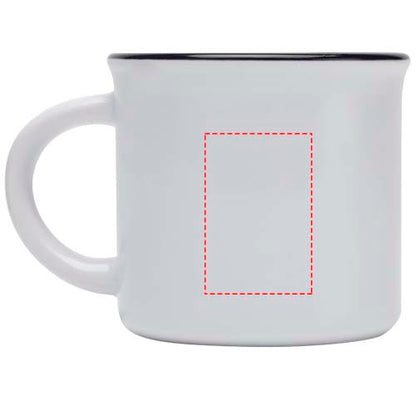 Bari 240 ml keramisk krus med blank finish