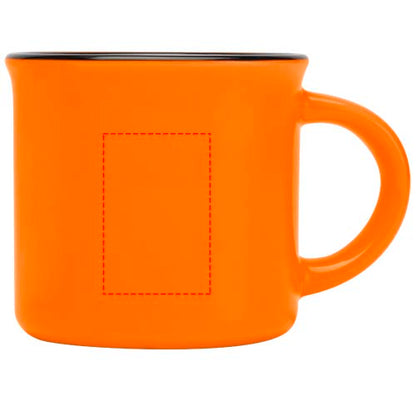 Bari 240 ml keramisk krus med blank finish