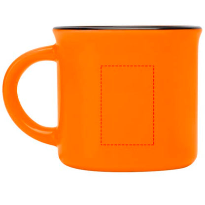 Bari 240 ml keramisk krus med blank finish