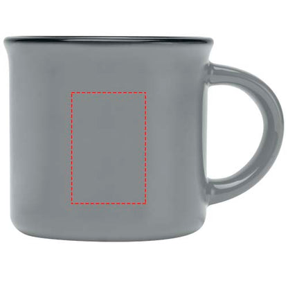 Bari 240 ml keramisk krus med blank finish