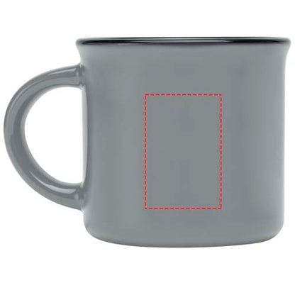 Bari 240 ml keramisk krus med blank finish