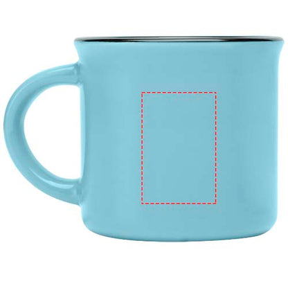 Bari 240 ml keramisk krus med blank finish