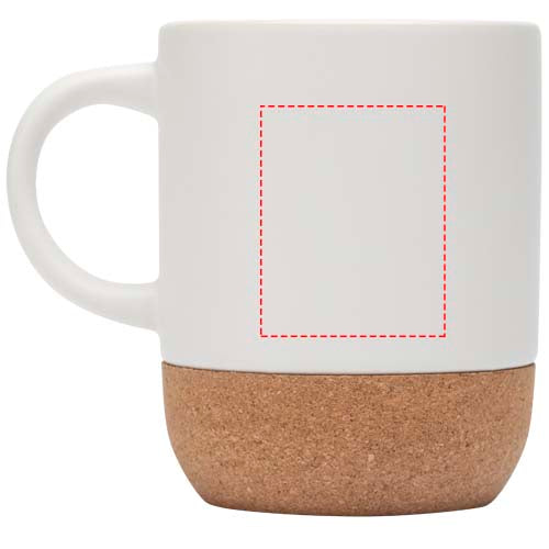 Billie 300 ml keramisk krus med korkdetaljer og mat finish