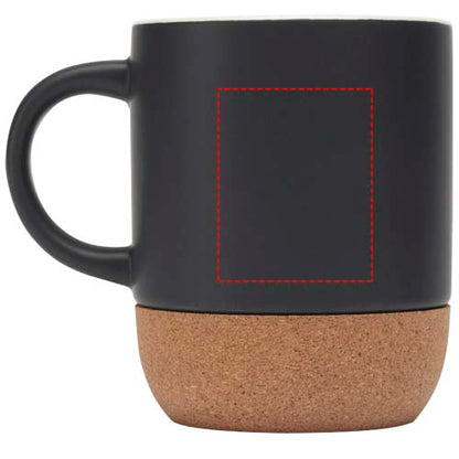 Billie 300 ml keramisk krus med korkdetaljer og mat finish