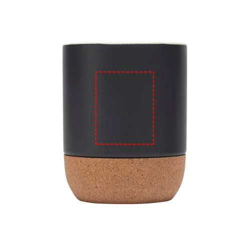 Billie 300 ml keramisk krus med korkdetaljer og mat finish