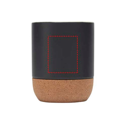 Billie 300 ml keramisk krus med korkdetaljer og mat finish