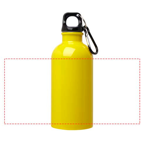 Oregon RCS certificeret vandflaske på 400 ml i rustfrit stål med enkelt væg og karabinhage