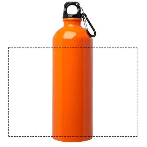 Oregon 750 ml flaske af genvundet RCS certificeret rustfrit stål med karabinhage