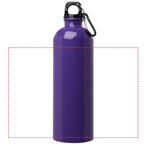 Oregon 750 ml flaske af genvundet RCS certificeret rustfrit stål med karabinhage