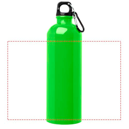 Oregon 750 ml flaske af genvundet RCS certificeret rustfrit stål med karabinhage