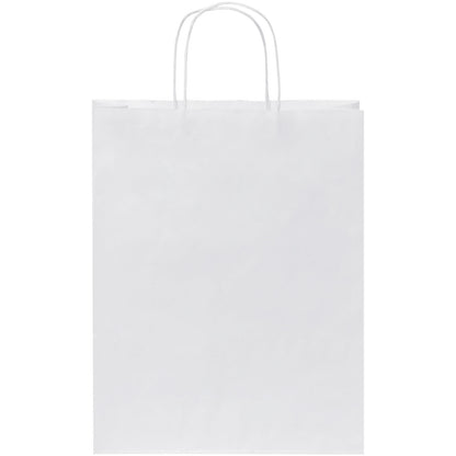 Nora kraftpapirpose med tryk - 25x11x32 cm