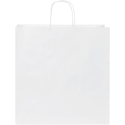 Nora kraftpapirpose med tryk - 34x20x35 cm
