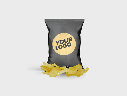 Chips med tryk eller logo