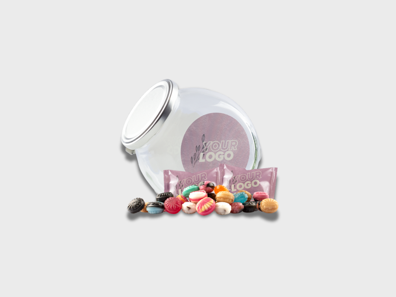 Candy with logo