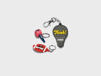 Keychain with logo