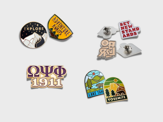 Pins med logo