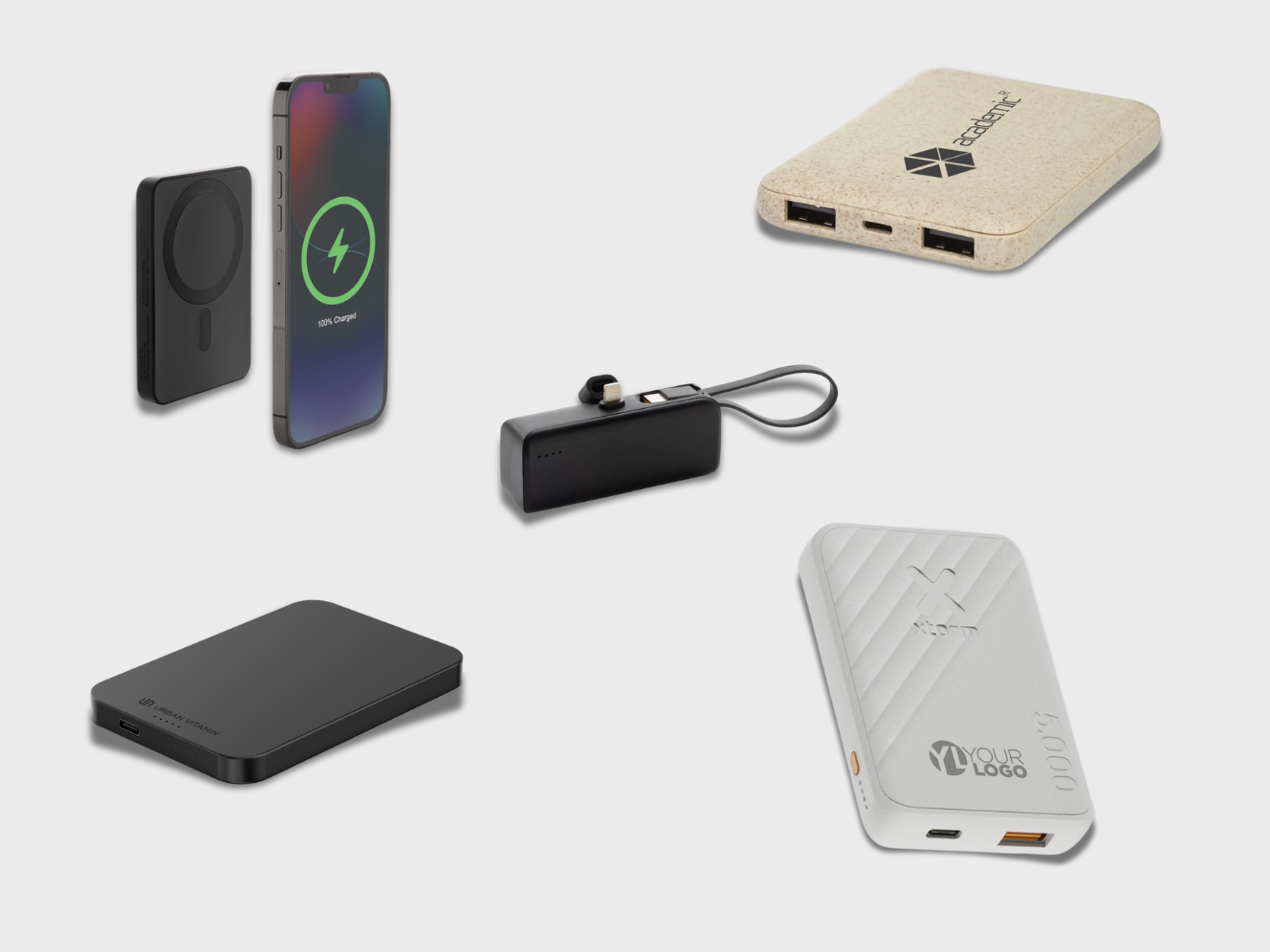 Powerbank med logo