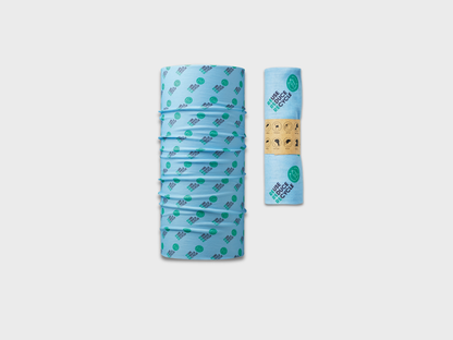 Neck gaiter with logo