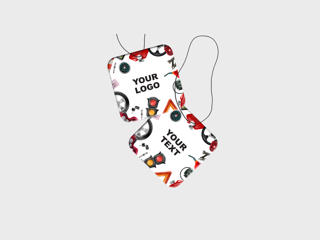 Duftfrisker med tryk eller logo