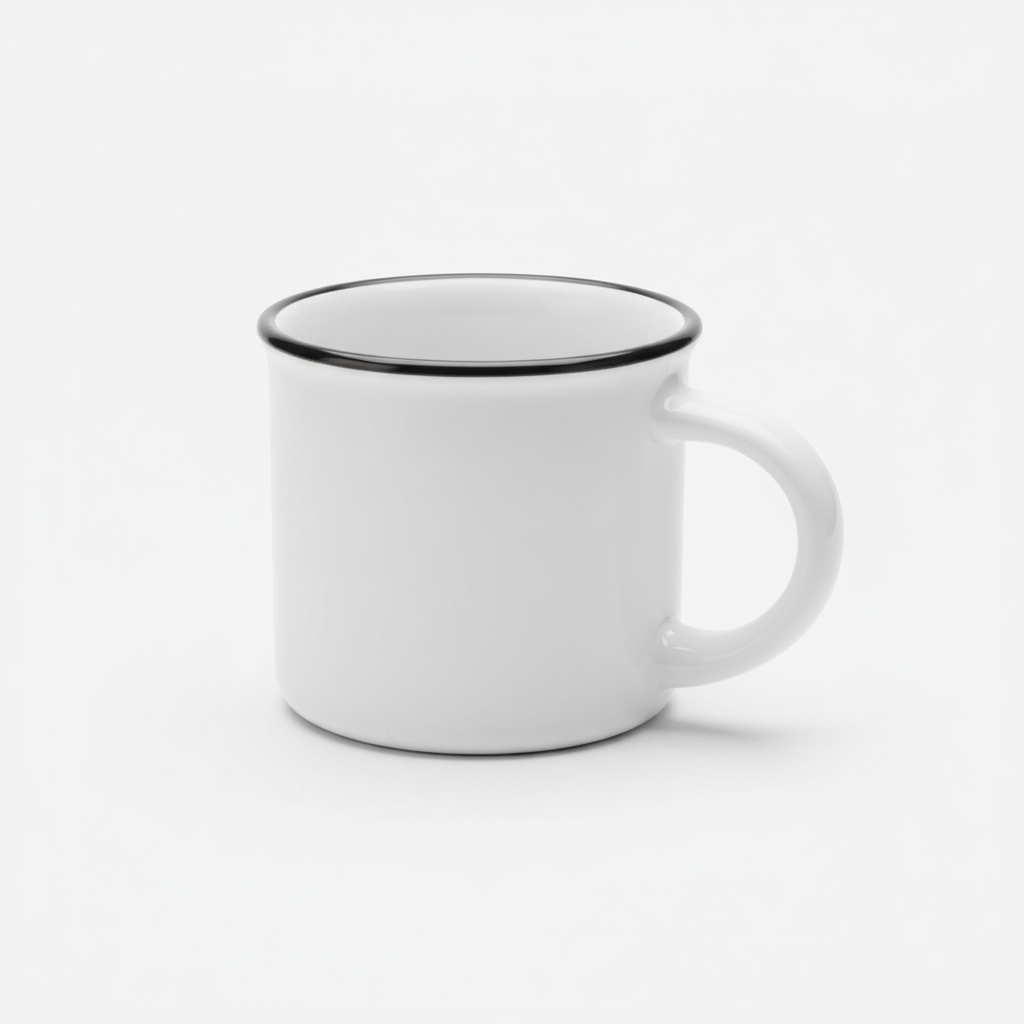 Bari 240 ml keramisk krus med blank finish