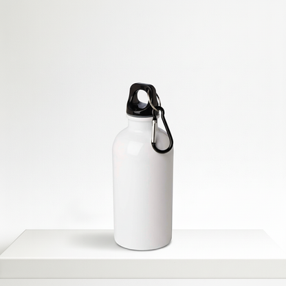 Oregon RCS certificeret vandflaske på 400 ml i rustfrit stål med enkelt væg og karabinhage