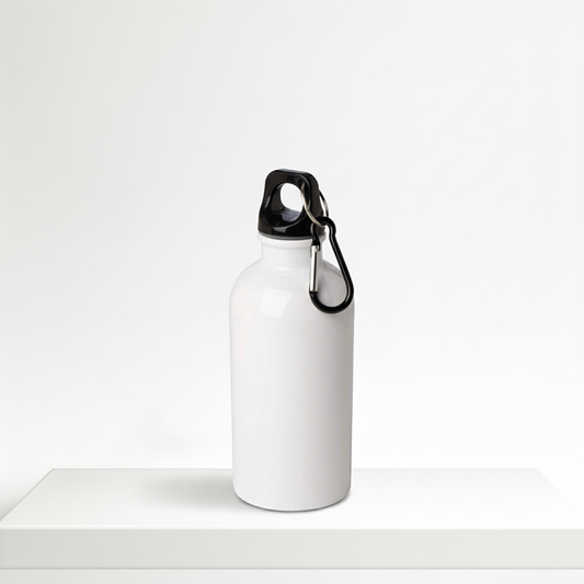 Oregon RCS certificeret vandflaske på 400 ml i rustfrit stål med enkelt væg og karabinhage